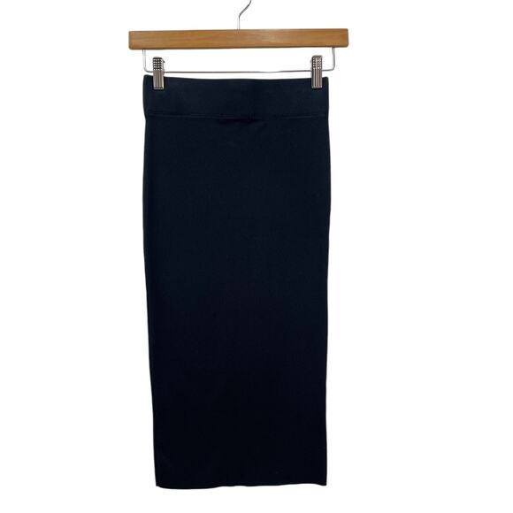 Standard James Perse Rib Midi Skirt in Black size 0 - Picture 5 of 6